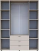 Шкаф для одежды Doros Гелар Кашемир 4 ДСП 155х49.5х203.4 см (80737634) - изображение 6