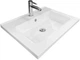Раковина, умывальник накладной, искусственный камень ADAMANT Flat 60 White - изображение 1