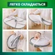 Подвесная сетка для сушки рыбы, грибов, овощей и фруктов трехъярусная белая - изображение 4