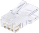 Wtyk modularny Intellinet RJ45 UTP Cat 5e 100 szt (766623790512) - obraz 1