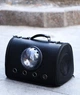 Сумка с иллюминатором для переноски кошек и собак 41x29x25 см CosmoPet CP-18 Black - изображение 2