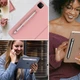Силіконовий тримач для Універсального стілуса, Apple Pencil 1 або 2 на магніті Рожевий - зображення 7
