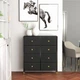Комод побутовий LUMINARIA ELEGANCE BLACK 8B - зображення 5