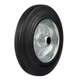 Колесо из черной резины Ø200 x 44 мм 150 кг. VOREL (87456) - изображение 1
