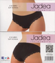 Классические женские трусики слип из хлопка и модала черные Jadea 518 4/L - изображение 3