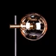 Настільна лампа з бурштиновим плафоном мідь 2768/1T/copper - зображення 4