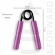 Эспандер Кистевой UP & FORWARD 130 KG Метал Violet +2X PVC накладки - изображение 5