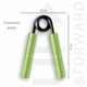 Эспандер Кистевой UP & FORWARD 90 KG Метал Green +2X PVC накладки - изображение 5