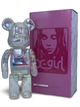 Статуетка Bearbrick X-Girl White 400% 28 см Medicom Toy Барвисто прозорий - зображення 1