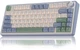 Беспроводная механическая игровая клавиатура с Hot-Swap AULA F75 White-Green - изображение 1
