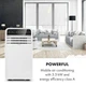 Фреоновий Мобільний Кондиціонер Klarstein Metrobreeze New York Smart 12k, 12000 BTU, 3,5 кВт, білий - изображение 2