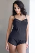 Пижама: топ и шортики Leinle 52(3XL) Антрацыт (98465) - изображение 1