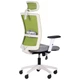 Кресло AMF Uran White HR Сидней-20/спинка Сетка SL-06 Салатовый - изображение 3