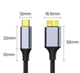 Кабель передачи данных для внешних жестких дисков USB Type-C - USB Micro-B 18см 5 Гбит/с - изображение 4