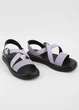 Босоножки женские Fashion 030 фиолетовые кожаные 339641_40 (25.5 см) - изображение 4