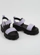 Босоножки женские Fashion 029 фиолетовые кожаные 339642_36 (23.5 см) - изображение 4