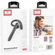 Bluetooth моно-гарнітура Earldom ET-BH65 Business Wirelss Headset (Чорний) - изображение 5