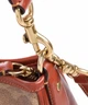Сумка женская Coach Cary Schultertasche Canvas, glattes Leder beige/braun - изображение 4