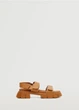 Сандалии Mango 37030775 38 р. - 25.0см Коричневый - изображение 4