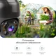 Вулична поворотна WI-FI IP-камера відеоспостереження А8 4mp 360 (A8) monitor ЧОРНА ICSSE - зображення 5