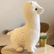Мягкая игрушка Альпака 65 см, Плюшевая детская игрушка подушка альпака лама, Белый - изображение 2
