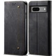 Чохол-книжка з кишеньками UniCase Jeans Wallet для Google Pixel 8A - Black - зображення 1