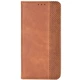 Чохол-книжка Deexe Retro Style для Motorola Edge 50 Fusion - Brown - зображення 5