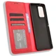 Чехол-книжка Deexe Retro Style для Motorola Edge 50 Fusion - Red - изображение 4