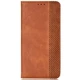 Чехол-книжка Deexe Retro Style для Xiaomi Poco F6 - Brown - изображение 5