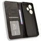 Чехол-книжка Deexe Retro Style для Xiaomi Poco F6 - Black - изображение 4