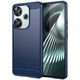 Силіконовий (TPU) чохол UniCase Carbon для Xiaomi Poco F6 - Blue - зображення 1