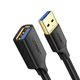 Кабель UGREEN US129 USB 3.0 Male to USB Female 5Gbps 1m Black (10368) - изображение 1