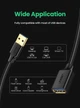 Кабель UGREEN US129 USB 3.0 Male to USB Female 5Gbps 1m Black (10368) - изображение 6