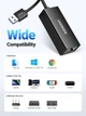 Сетевой адаптер UGREEN CR111 USB 3.0 to Gigabit Ethernet Black (20256) - изображение 5