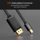 Кабель UGREEN MD105 Mini-DisplayPort to DisplayPort 4K@60Hz 1.5m Black (10477) - изображение 6