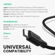 Адаптер UGREEN CM321 USB-C 3.1 to SATA for 2.5“ 0.5m Black (70610) - зображення 5