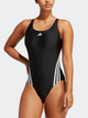 Купальник суцільний жіночий adidas 3S Swimsuit IB5986 34 Чорний (4066752902180) - зображення 1