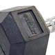 Гантель цельная шестигранная гексагональная ZELART (1шт) Pro 17,5 кг (сталь хромированная, резина, вес 17,5 кг) (TA-5159-17_5) - изображение 4