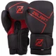 Перчатки боксерские кожаные Zelart VL-3149 (размер 10 oz, Черный-красный) - изображение 1