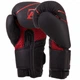 Перчатки боксерские кожаные Zelart VL-3149 (размер 10 oz, Черный-красный) - изображение 2