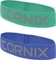 Набор Резинка для фитнеса и спорта из ткани Cornix Loop Band XR-0138 7-9 кг Зеленая + Резинка для фитнеса и спорта из ткани Cornix Loop Band XR-0139 11-14 кг Синяя - изображение 1