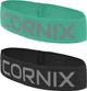 Набор Резинка для фитнеса и спорта из ткани Cornix Loop Band XR-0138 7-9 кг Зеленая + Резинка для фитнеса и спорта из ткани Cornix Loop Band XR-0140 14-18 кг Черная - изображение 1