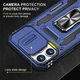 Чехол противоударный Epik Defender Cam Ring Case для Apple iPhone 12 Pro / 12 (6.1") Синий / Navy - изображение 5
