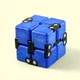 Игрушка антистресс Бесконечный кубик фиджет 7,3x3,6x1,8см (Инфинити куб) Синий - изображение 1