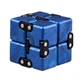 Игрушка антистресс Бесконечный кубик фиджет 7,3x3,6x1,8см (Инфинити куб) Синий - изображение 7