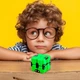 Игрушка антистресс Бесконечный кубик фиджет 7,3x3,6x1,8см (Инфинити куб) Зеленый - изображение 2