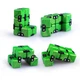 Игрушка антистресс Бесконечный кубик фиджет 7,3x3,6x1,8см (Инфинити куб) Зеленый - изображение 5