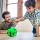 Игрушка антистресс Бесконечный кубик фиджет 7,3x3,6x1,8см (Инфинити куб) Зеленый - изображение 7