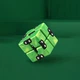Игрушка антистресс Бесконечный кубик фиджет 7,3x3,6x1,8см (Инфинити куб) Зеленый - изображение 11
