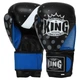 Перчатки для бокса на липучке Top King Boxing 0512 14 унций Black-Blue - изображение 1